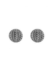 Marc Jacobs Kolczyki The Monogram Stud 2S4JER001J53 Srebrny. Szare kolczyki damskie MARC JACOBS, metalowe. Za 269.99 zł.