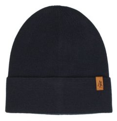 Czapka Jesienno-Zimowa (beanie) – Alties - Granat. Niebieskie czapki męskie Alties, na zimę, bez wzorów, z dzianiny, sportowe. Za 59.00 zł.