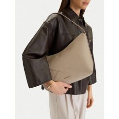 Torebka GINO ROSSI. Szare torebki klasyczne damskie Gino Rossi, bez wzorów, bez dodatków. Za 199.99 zł.