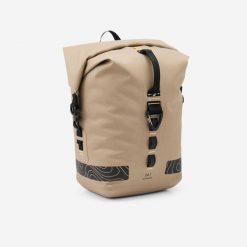 Sakwa rowerowa Riverside ADVT 900 podróżna na bagażnik IPX6 24 l. Brązowe torby podróżne damskie ROCKRIDER, bez wzorów, z materiału. Za 309.99 zł.