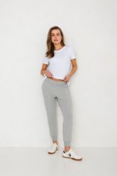 SPODNIE LENA SZARY MELANŻ XS - Flawless. Szare spodnie dresowe damskie Flawless, s, bez wzorów, z bawełny. Za 297.00 zł.