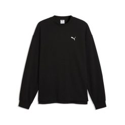 Męska bluza Essentials Elevated Relaxed Material PUMA. Czarne bluzy z kapturem męskie Puma, na jesień, l, z bawełny. Za 249.00 zł.