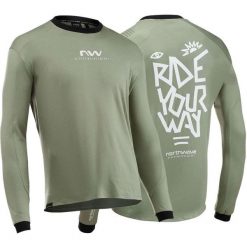 Northwave Sharp koszulka długi rękaw MTB. Czarne koszulki męskie z długim rękawem Northwave, bez wzorów, sportowe. Za 489.20 zł.