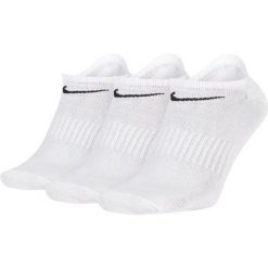 Lekkie Skarpety Treningowe Unisex Dla Dorosłych. Białe skarpetki męskie Nike, bez wzorów. Za 146.99 zł.
