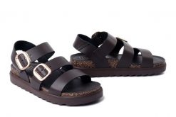 YOKONO TUNEZ-127 ALA MARRON, sandały damskie. Brązowe sandały damskie Yokono, bez wzorów, ze skóry, bez obcasa, na płaskiej podeszwie. Za 294.90 zł.