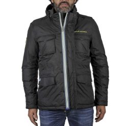 Parka Peak Mountain Cowai. Czarne parki męskie Peak Mountain, na zimę, m, bez wzorów. W wyprzedaży za 339.00 zł.
