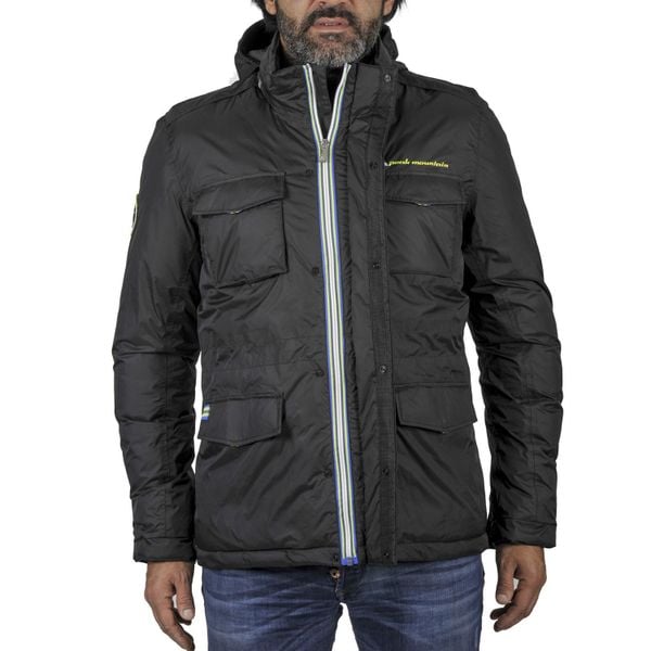 Parka Peak Mountain Cowai. Czarne parki męskie Peak Mountain, na zimę, m, bez wzorów. W wyprzedaży za 339.00 zł.