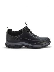 Clarks Skórzane buty trekkingowe "Spypath Lo GTX" w kolorze czarnym rozmiar: 45. Czarne buty trekkingowe męskie Clarks, bez zapięcia, outdoorowe. Za 262.91 zł.