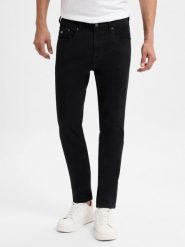 Tommy Jeans Dżinsy Mężczyźni Bawełna czarny, 32-34. Czarne jeansy męskie Tommy Jeans. Za 459.95 zł.