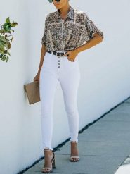 LA Angels Bluzka w kolorze jasnobrązowo-beżowym rozmiar: M. Brązowe bluzki damskie LA Angels, m, bez wzorów, bez kołnierzyka, bez ramiączek. Za 113.99 zł.