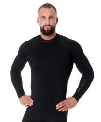 Bluza męska bielizna termoaktywna Brubeck Thermo Extreme. Czarna bielizna termoaktywna męska Brubeck, na zimę, l, z materiału. Za 229.99 zł.