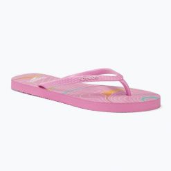 Japonki damskie Speedo Flip Flop. Czerwone klapki damskie Speedo, bez wzorów, bez obcasa. Za 73.99 zł.