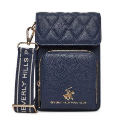 Torebka Beverly Hills Polo Club. Niebieskie listonoszki damskie Beverly Hills Polo Club, bez wzorów, bez dodatków. Za 79.99 zł.