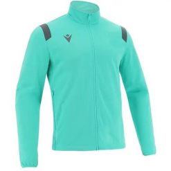 Bluza dresowa z pełnym zamkiem błyskawicznym Macron Fujin. Niebieskie bluzy sportowe damskie Macron, l, bez wzorów, z dresówki, bez ramiączek, bez kaptura. Za 249.50 zł.