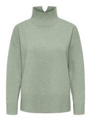 ONLY Sweter w kolorze jasnozielonym rozmiar: XS. Zielone golfy damskie Only, xs, bez kołnierzyka. Za 101.23 zł.