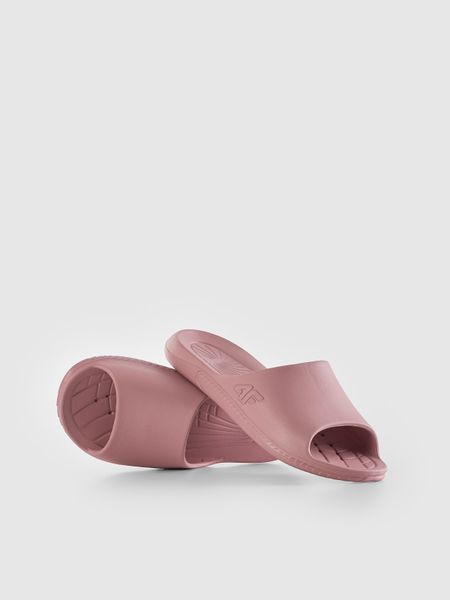 4F Klapki damskie - różowe 38. Czerwone klapki damskie 4f, bez wzorów, bez obcasa. Za 69.99 zł.