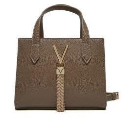 Torebka Valentino. Brązowe torebki klasyczne damskie Valentino, bez wzorów, bez dodatków. Za 269.99 zł.