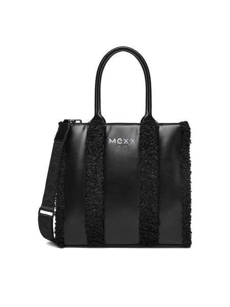 MEXX Torebka C-MEXX-S-011-08 Czarny. Czarne torebki klasyczne damskie Mexx, bez wzorów, z materiału, bez dodatków. Za 239.99 zł.
