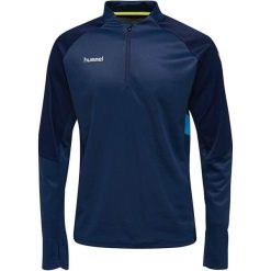 Bluza Hummel Tech Move Half Zip dla mężczyzn - Niebieska. Niebieskie bluzy z kapturem męskie HUMMEL, m, z elastanu. Za 201.99 zł.
