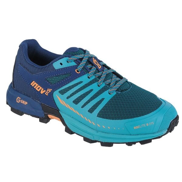 Buty do biegania damskie, Inov-8 Roclite G 275 V2. Niebieskie obuwie do biegania damskie Inov-8. Za 479.99 zł.