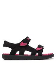 Timberland Sandały Perkins Row 2 Strap Sandal TB0A5M3NEDJ1 Czarny. Czarne sandały dziewczęce Timberland, ze skóry, bez zapięcia. Za 159.99 zł.