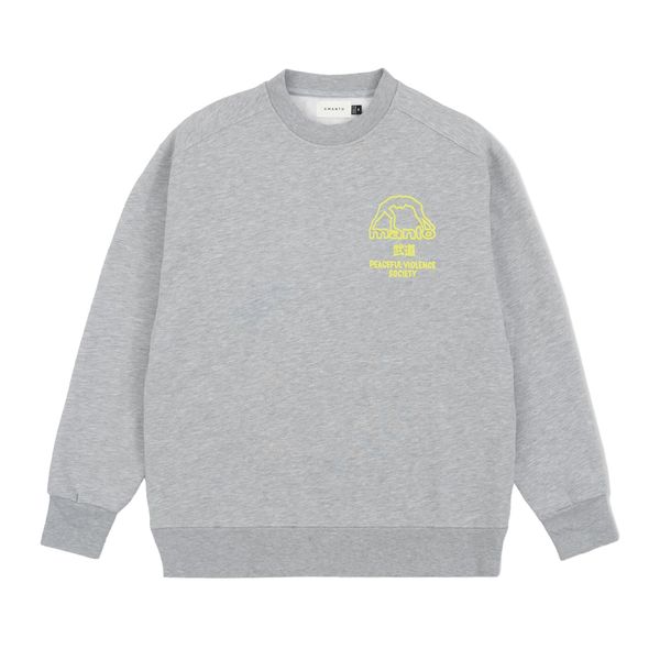 Bluza MANTO Society. Szare bluzy sportowe damskie Manto, xl, bez wzorów, bez ramiączek, bez kaptura. Za 269.99 zł.