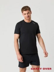Bjorn_borg BORG ATHLETIC T-SHIRT z recyklingowanego poliestru. Czarne t-shirty męskie Björn Borg, m, bez wzorów, bez kołnierzyka. Za 226.00 zł.