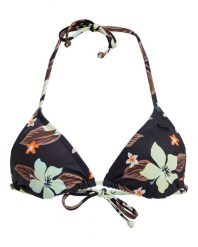 Trójkątny stanik bikini dla Kobiety PT BEACH CLASSICS TIKI TRI Czarny. Czarne bikini damskie Roxy, bez wzorów. Za 159.99 zł.