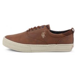 U.S. POLO ASSN. tenisówki męskie Galan 41 brązowe. Brązowe trampki i tenisówki męskie U.S. Polo Assn., bez wzorów, bez zapięcia. W wyprzedaży za 251.00 zł.