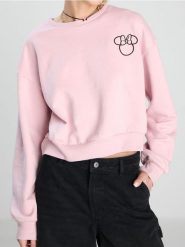Bluza z długim rękawem Minnie Mouse - różowy. Czerwone bluzy bez kaptura damskie Sinsay, l. Za 49.99 zł.