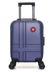 SWISS KOPPER Walizka "Uster" w kolorze granatowym - 32 x 42 x 20 cm rozmiar: onesize. Niebieskie walizki SWISS KOPPER, bez wzorów, z materiału. Za 108.99 zł.