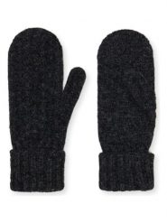 Becksöndergaard Rękawiczki "Mittens" w kolorze antracytowym rozmiar: onesize. Czarne rękawiczki damskie Becksöndergaard, bez wzorów, prążkowane. Za 127.35 zł.