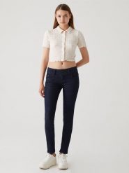 LTB Dżinsy "Molly M" - Slim fit - w kolorze granatowym rozmiar: W26/L34. Niebieskie jeansy damskie LTB, z podwyższonym stanem. Za 47.82 zł.