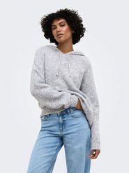 ONLY Sweter w kolorze szarym rozmiar: S. Szare swetry klasyczne damskie Only, s, bez kołnierzyka. Za 115.95 zł.