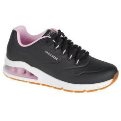 Buty do chodzenia damskie Skechers Uno 2 2ND Best. Czarne buty sportowe na co dzień damskie Skechers, bez wzorów, z materiału, trekkingowe. Za 385.00 zł.