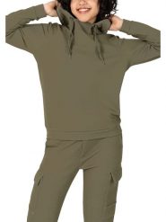 Timezone Bluza w kolorze khaki rozmiar: XS. Brązowe bluzy z kapturem damskie Timezone, xs. Za 79.03 zł.