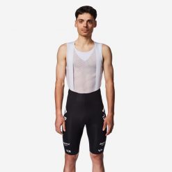 Spodenki rowerowe szosowe Van Rysel RCR-R 5 ROUBAIX Replica. Białe szorty męskie VAN RYSEL, bez wzorów, z tworzywa sztucznego, sportowe. Za 349.99 zł.