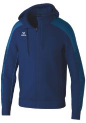 Bluza dresowa z kapturem Erima Evo Star. Niebieskie bluzy z kapturem męskie Erima, xl, z dresówki. Za 243.00 zł.
