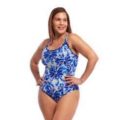Strój pływacki jednoczęściowy damski Funkita Locked In Lucy One Piece. Niebieskie stroje jednoczęściowe damskie FUNKITA, s, bez wzorów. Za 239.99 zł.