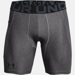 Spodenki kompresyjne Under Armour. Czarne szorty damskie Under Armour, bez kołnierzyka. Za 256.99 zł.