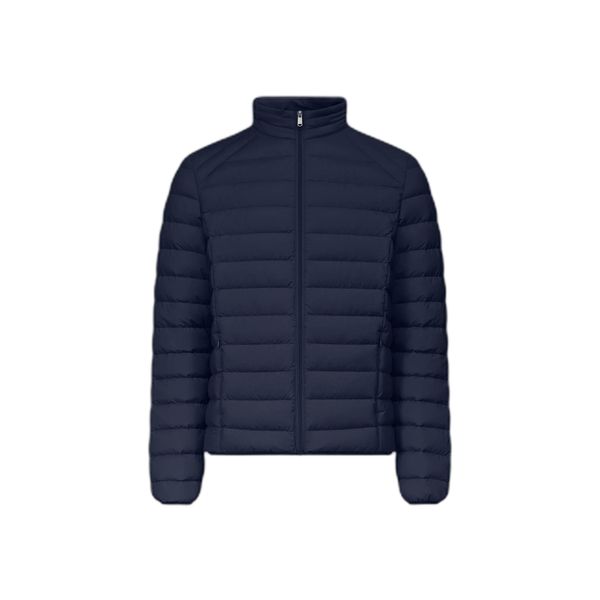 Lekka kurtka puchowa dla dorosłych JOTT Aragon. Niebieskie kurtki męskie jott, bez wzorów, z puchu, sportowe, bez kaptura. W wyprzedaży za 497.00 zł.