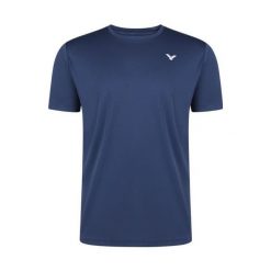 Koszulka do badmintona dla dorosłych Victor T-13102 B. Niebieskie t-shirty damskie VICTOR, s, bez wzorów, bez kołnierzyka. Za 79.99 zł.