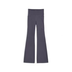 Damskie spodnie dzwony TAD ESSENTIALS PUMA. Szare spodnie materiałowe damskie Puma, bez wzorów, z dzianiny, klasyczne, z podwyższonym stanem. Za 179.00 zł.