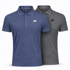 KOSZULKA MĘSKA POLO 4F KOMPLET SPORTOWY ZESTAW 2PAK M0770 SS26. Koszulki polo męskie 4f, m, z bawełny, bez ramiączek, na fitness i siłownię. Za 179.99 zł.