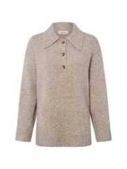 EDITED sweter z dzianiny z zawartością wełny - Laiani Jumper Kobiety Sztuczne włókno brązowy, 38. Brązowe swetry klasyczne damskie Edited, z dzianiny, bez kołnierzyka. Za 279.95 zł.