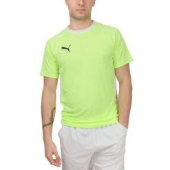 Koszulka Puma Teamliga Padel Dorosłych. Zielone bluzki sportowe damskie Puma, s, z materiału, bez kołnierzyka, bez ramiączek. Za 120.65 zł.