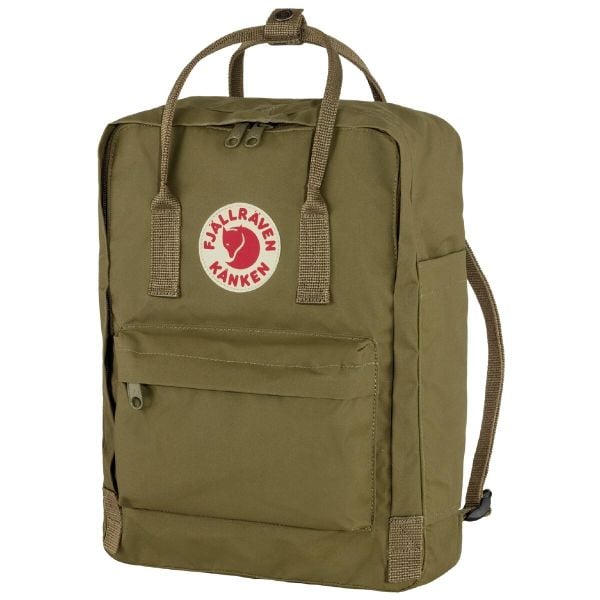 Plecak miejski Fjallraven Kanken - foliage green. Zielone plecaki damskie Fjällräven, bez wzorów. W wyprzedaży za 385.10 zł.