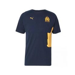 Koszulka OM Tech 2024/25. Niebieskie t-shirty sportowe męskie Puma, bez ramiączek, do piłki nożnej. W wyprzedaży za 178.00 zł.