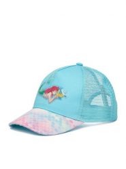 Princess Czapka z daszkiem CEO-ACCCS-SS26-241DPRN Turkusowy. Niebieskie czapki dziecięce princess, bez wzorów, z bawełny. Za 39.99 zł.