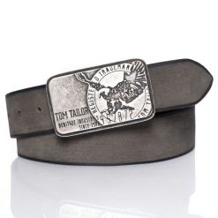 TOM TAILOR PASEK SKÓRZANY SOPO-TT435 40 mm Ledergürtel RO2251 0790. Czarne paski męskie Tom Tailor, bez wzorów, z jeansu, eleganckie. Za 79.99 zł.